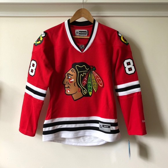 Reebok Tops - Womens Reebok Chicago Blackhawks Kane Jersey